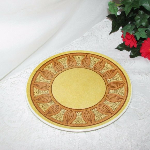 Dinner Plate TST TAYLOR SMITH TAYLOR HONEY GOLD Vintage Retro Boho Dishes - Picture 2 of 5